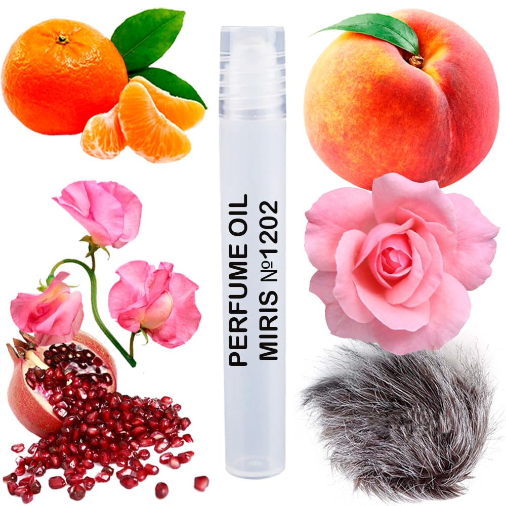 MIRIS Perfume Oil No. 1202, Inspired by So Essential, Long-Lasting Women Roll-On, Rollerball 0.34 Fl Oz / 10 ml