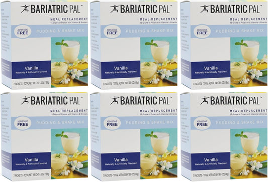 BariatricPal 15g Protein Shake or Pudding (Aspartame Free) - Vanilla Cream (6-Pack)