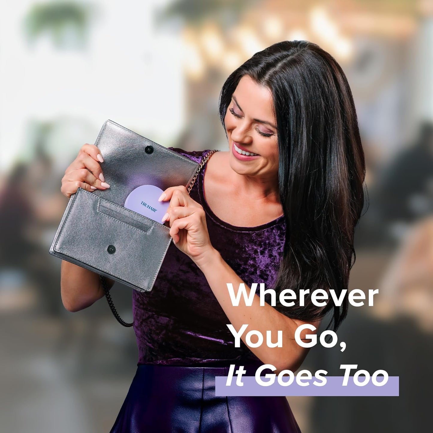 TRUHAIR Root & Scalp Cover Up Pressed Powder Compact, Waterproof, Weightless Hair Coverage & Bald Spot Concealing, Root Touch Up Hair Color for Gray Coverage & Thinning Areas, 0.35 Oz (Auburn)