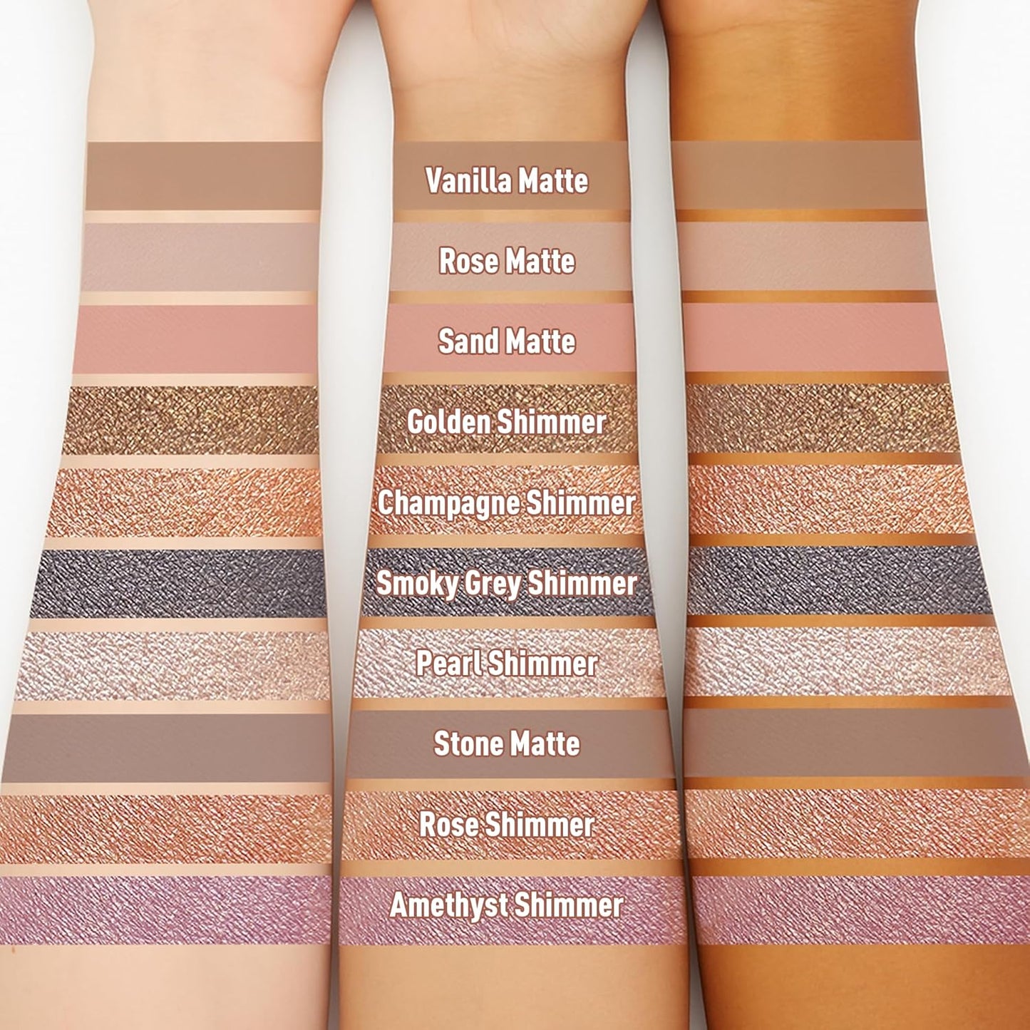 FV Matte Cream Eyeshadow Stick, Waterproof, Long-Lasting Cream Shadow, High Pigment Easy to Apply Eyeshadow Makeup, Stone Matte