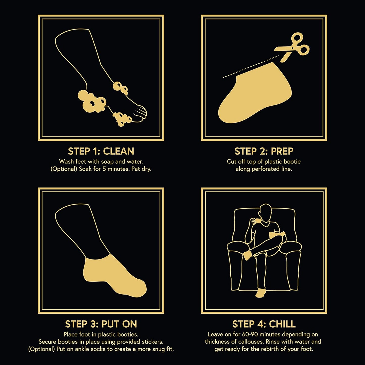 (Pack of 2) for Men - Extra Large - Extra Strength - Exfoliating Dry Feet Treatment - Callus Remover - Unscented - Paraben and Fragrance Free