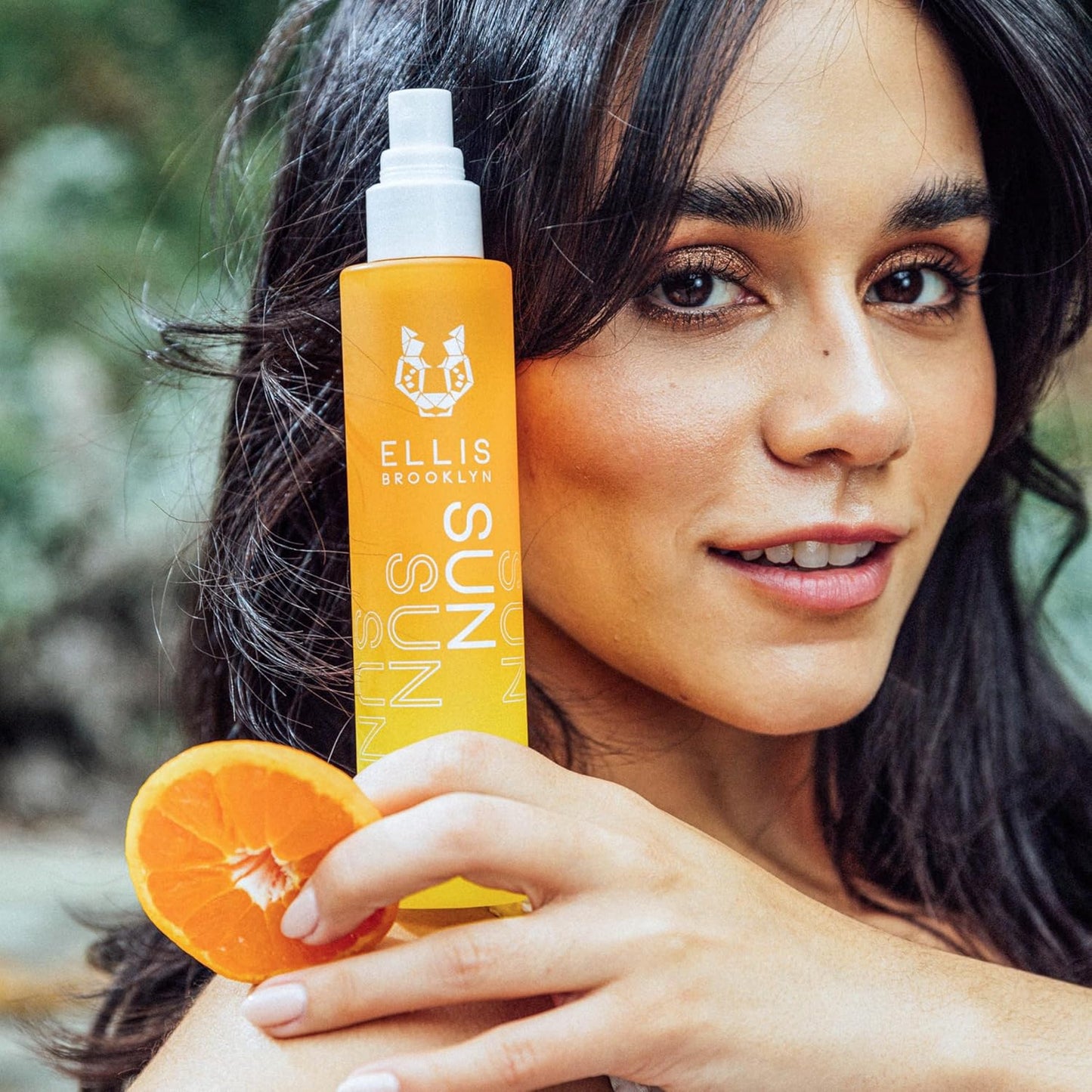 Ellis Brooklyn SUN Hair And Body Fragrance Mist - Rich Floral Perfume with Italian Mandarin, Orange Flower Water, & Cedarwood, Vegan Perfume Mist, Made In The USA, 100ml 3.38 Fl Oz